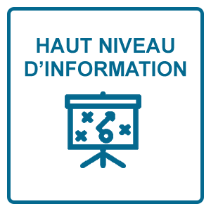 Haut niveau d'information